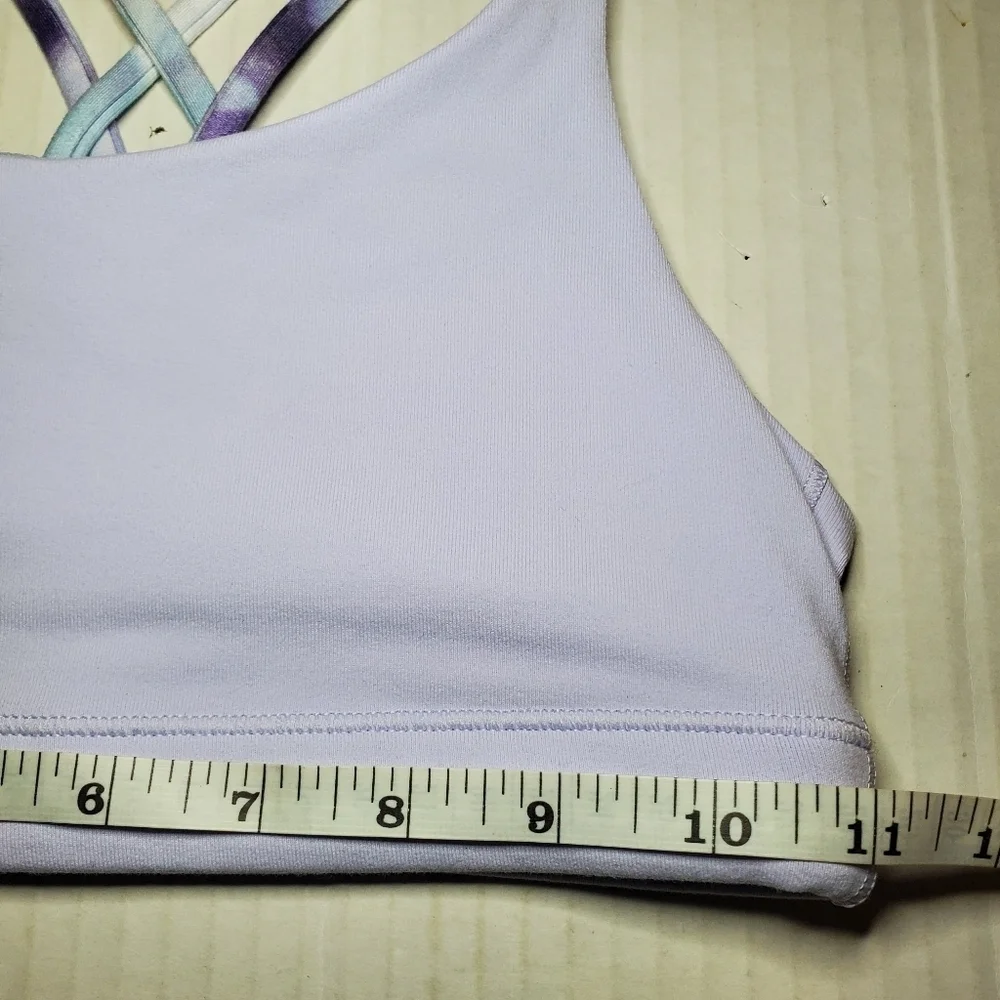 Athleta Upbeat Bra Sz M Tie Dye